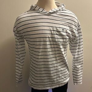 Southern Tide Hooded Long sleeve Pocket Tee